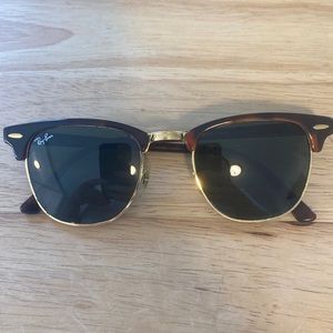 Ray-ban Clubmaster Fleck Polarized Sunglasses